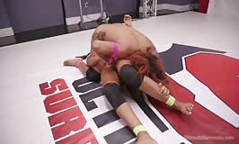 Ultimate Surrender's Most Orgasmic wrestler is drained from Orgasms 