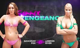 Savannah Fox vs London River 